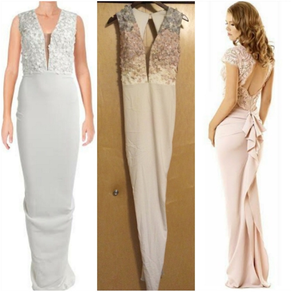 Nicole Bakti Women's Peach Flower Applique - Picture 16 of 16